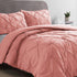 Marquis Luxurious Pinch Pleated All-Season Comforter With  Pillow Shams